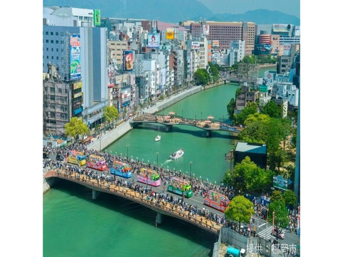 Court Hotel Fukuoka Tenjin - Vacation Stay 42334V Buitenkant foto